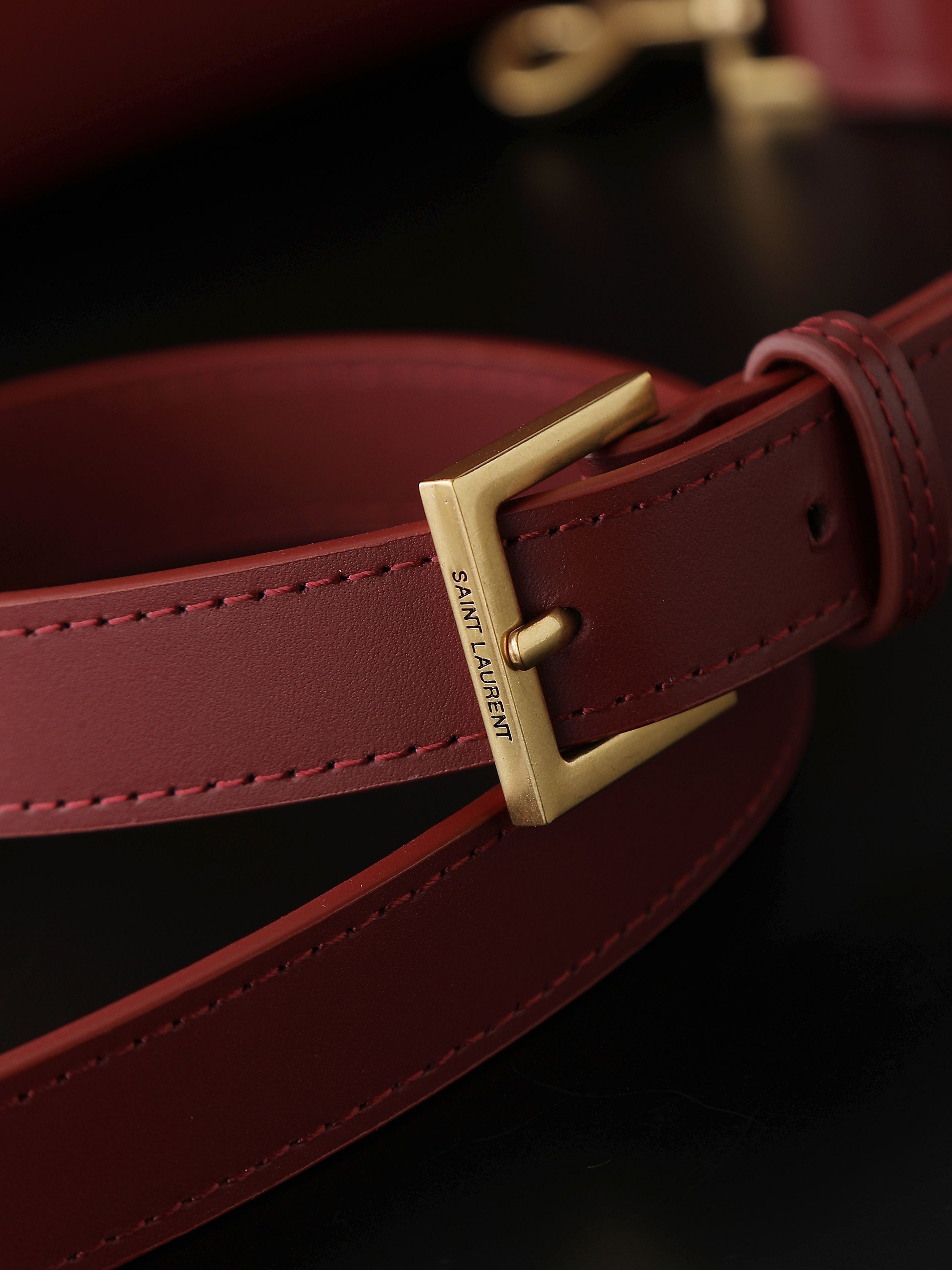 Bucket Bag | LE 37 | Smooth Calfskin | Dark Red (Premium Quality )