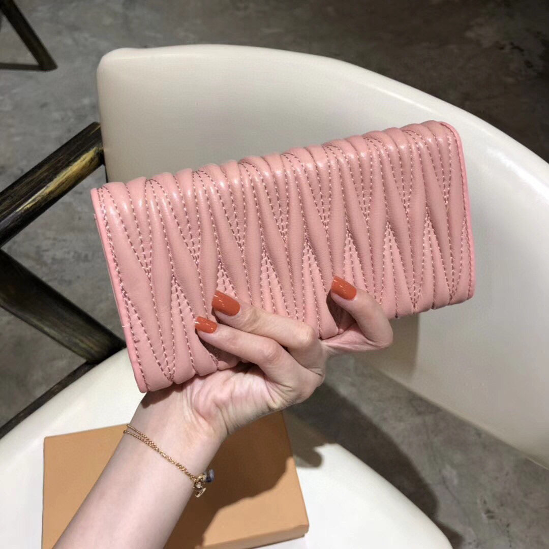 M*u**M*u Black Pink Wallet