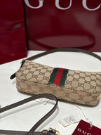 Canvas &  Leather Shoulder Bag | 863406 | Premium Quality