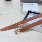 Double-Sided Leather Belt | 2.5cm