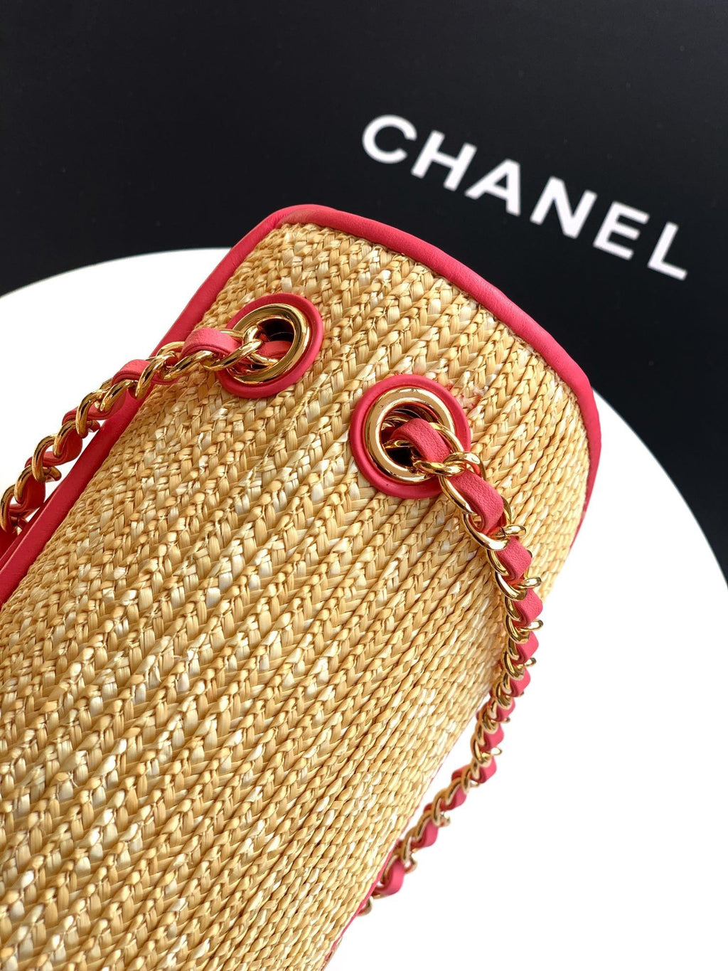 Large Woven Flap Bag – Summer Edition (Premium Quality++)