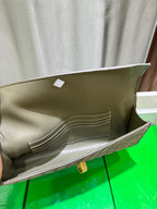 Frosted Leather Evening Handbag