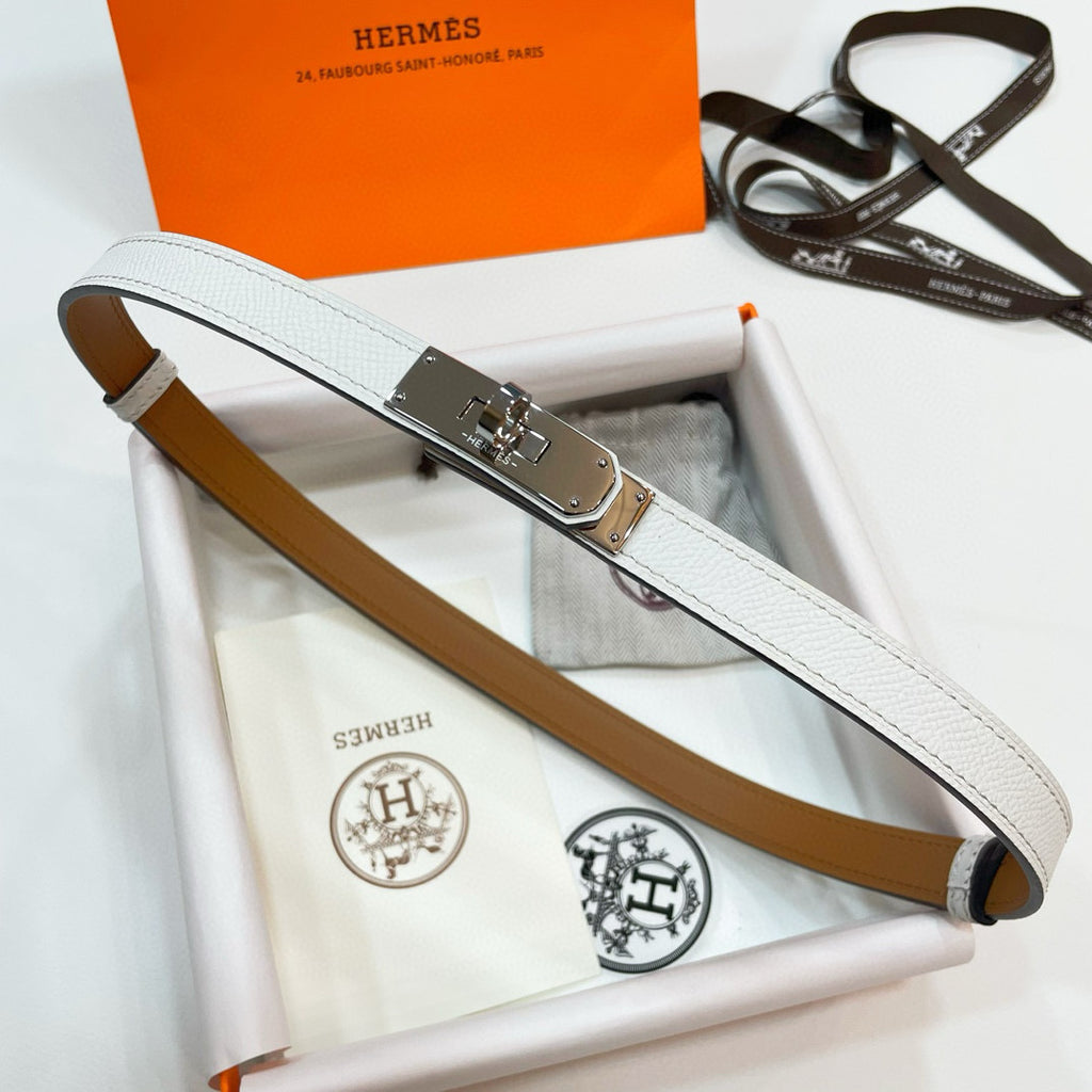 Slim Leather Waist Belt – Adjustable Fit