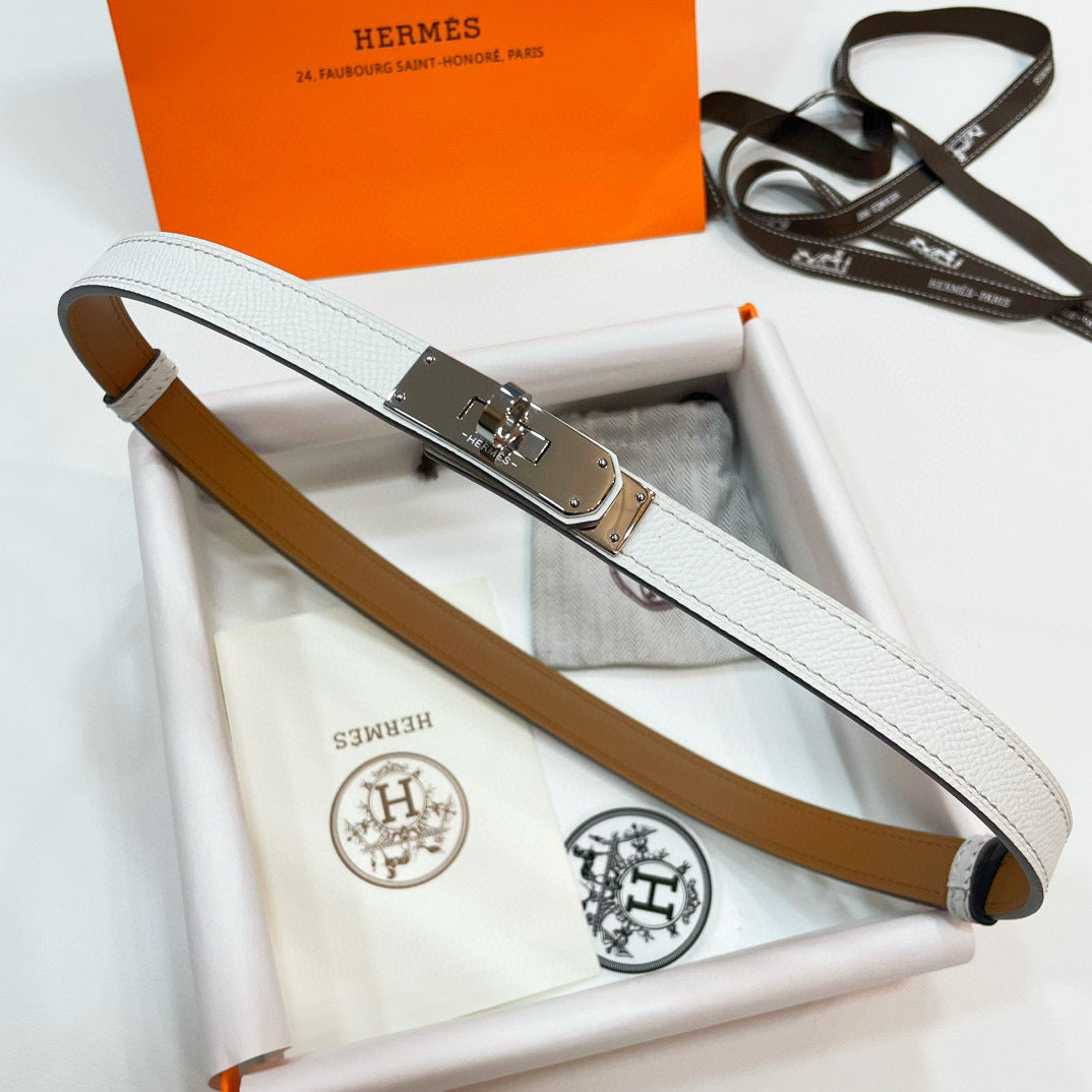 Slim Leather Waist Belt – Adjustable Fit