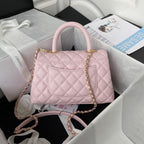 Mini Top Handle Flap Bag (𝑐𝑜𝑐𝑜 ℎ𝑎𝑛𝑑𝑙𝑒)