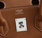 Elegant Togo-Textured Leather Handbag – Premium Craftsmanship