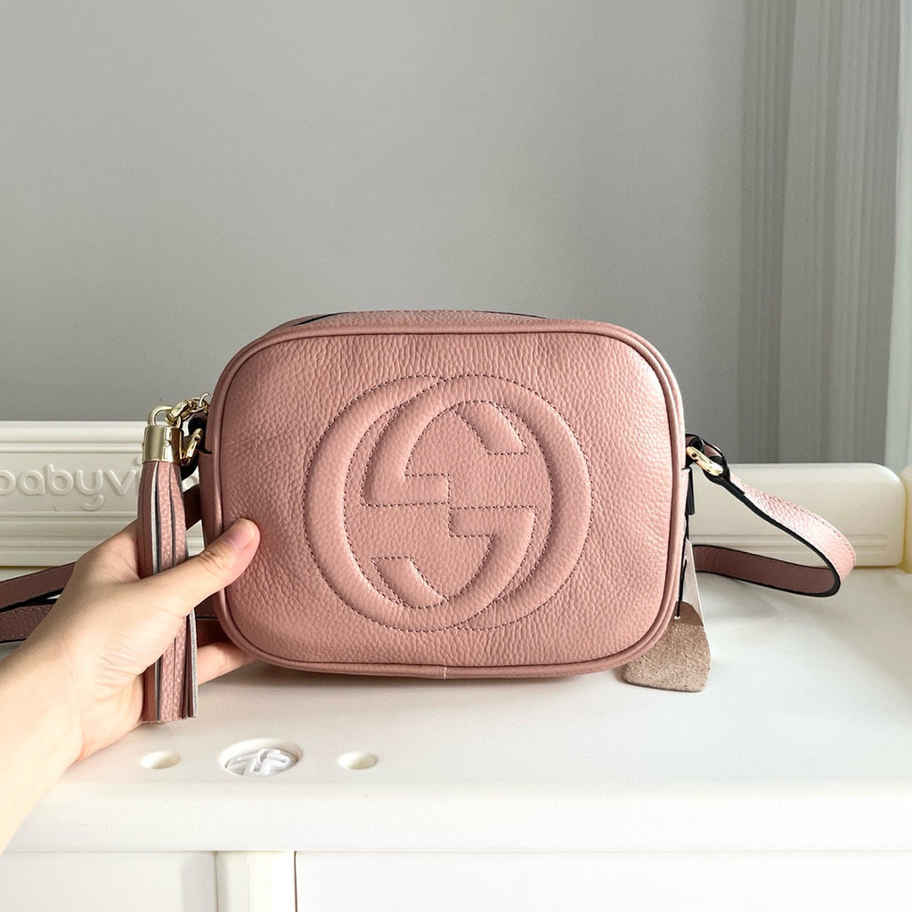 Classic Embossed Leather Camera Bag  (Genuine Cowhide)