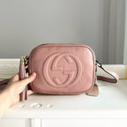 Classic Embossed Leather Camera Bag  (Genuine Cowhide)