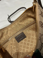 Canvas &  Leather Shoulder Bag | 863406 | Premium Quality