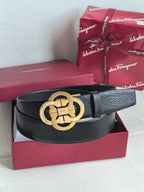 Classic Dual-Ring Buckle Belt — 35mm