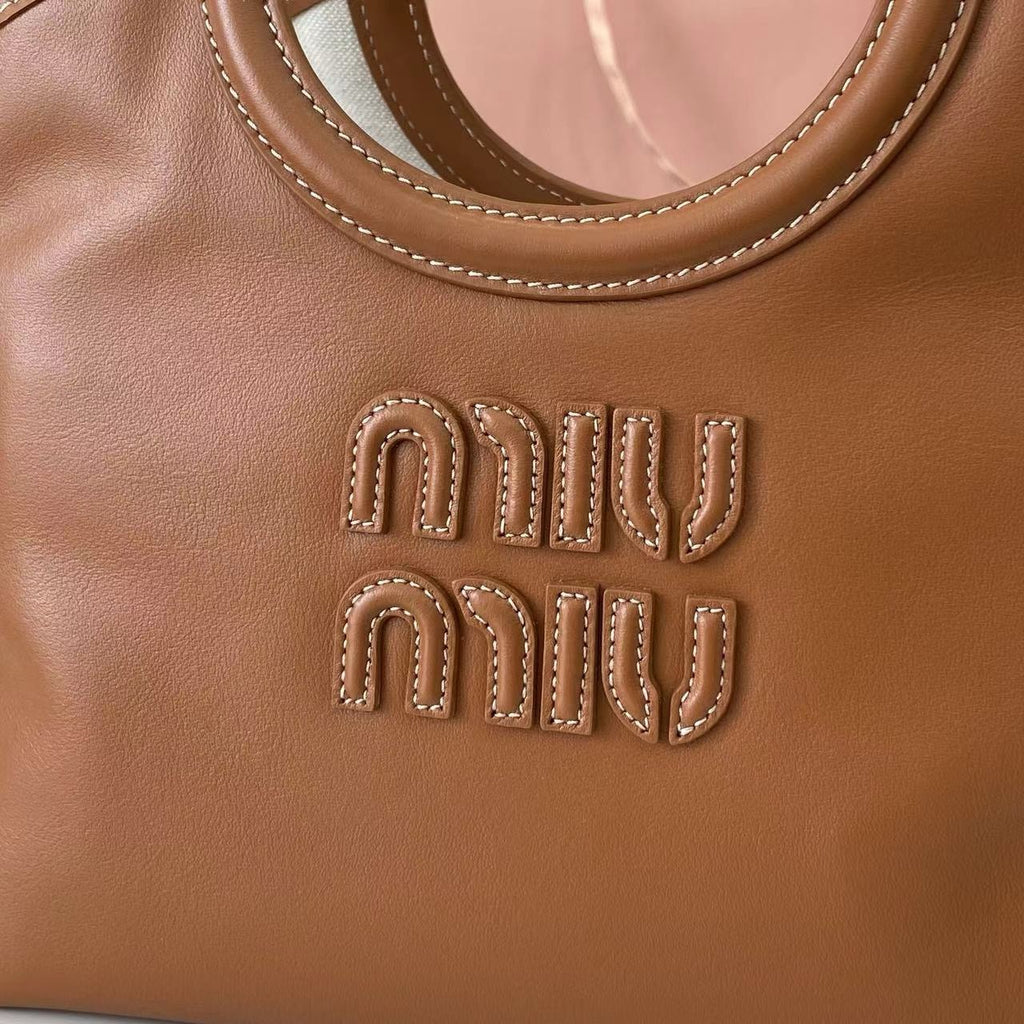 MM IVY Structured Leather Shoulder Bag – JC