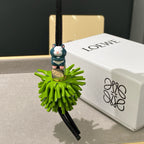 Beaded Leather Goldfish Charm 🐟