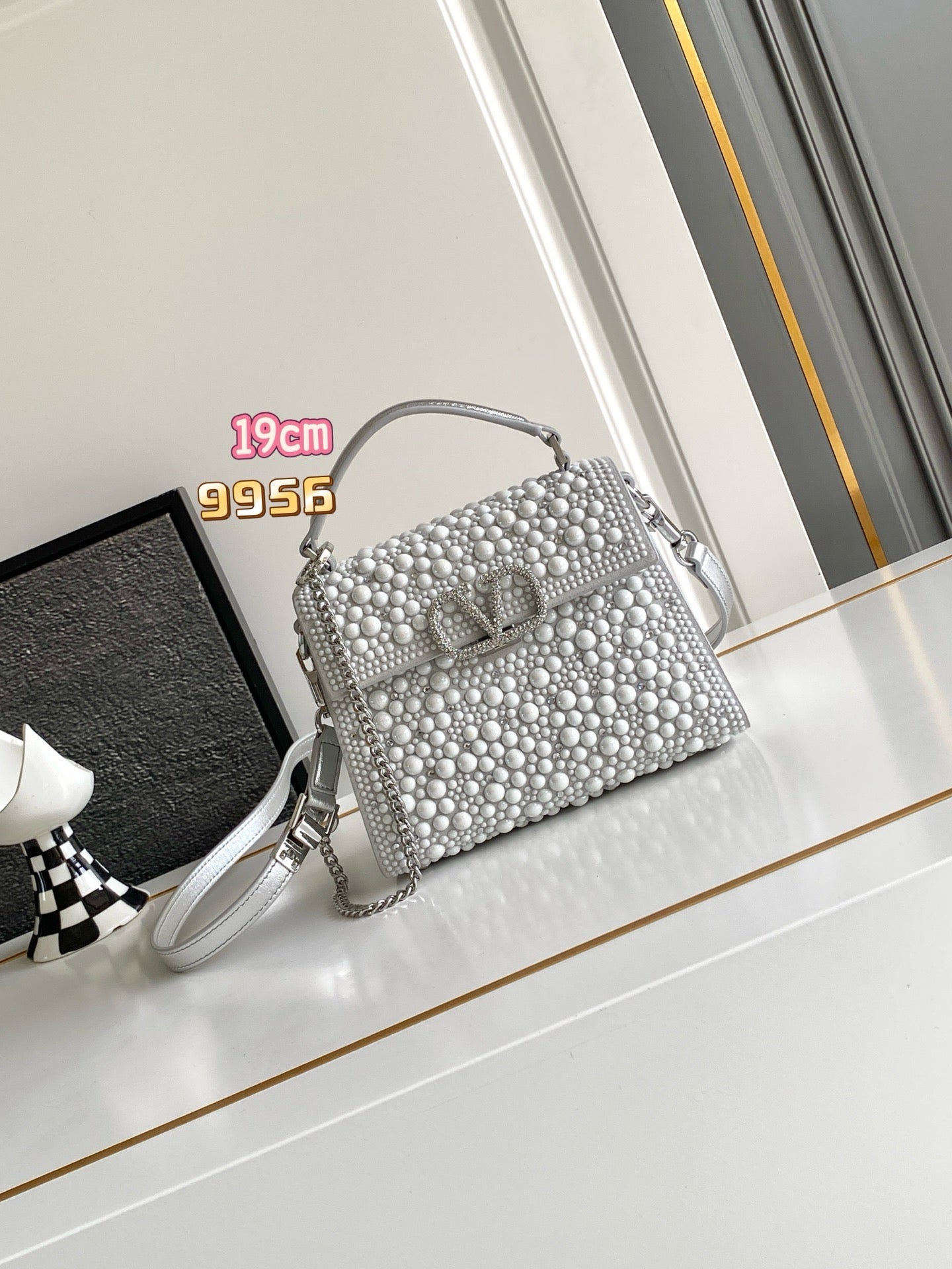 V-SLING Mini Crystal Bag | 9956 MTX
