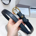 Double-Sided Leather Belt | 2.5cm