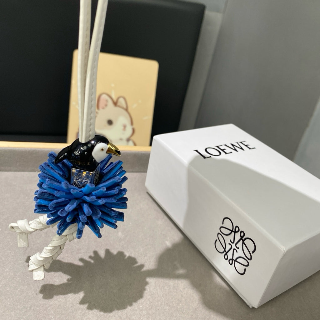 Beaded Leather Goldfish Charm 🐟