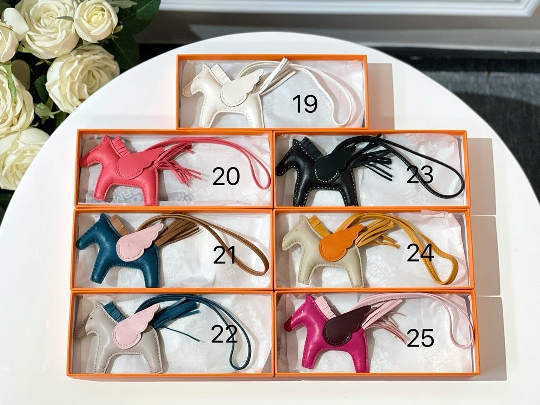 Premium Quality – Leather Pegasus Bag Charm (2025 New Model)