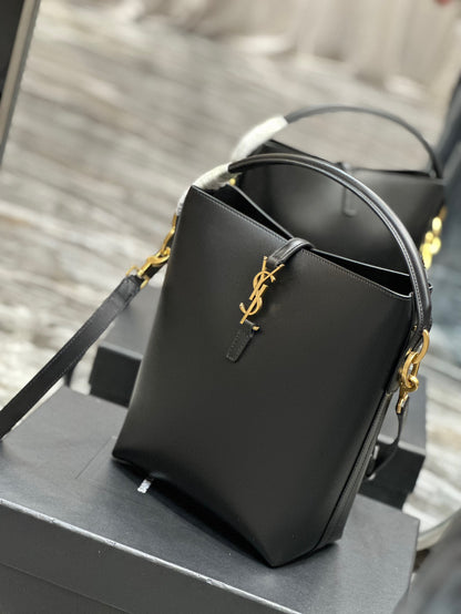 Y*S*L Bucket Bag in Original Italian Calfskin