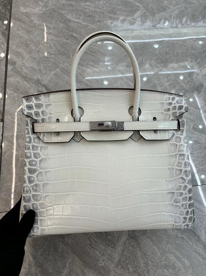 Her*mes Crocodile Pattern Birkin Bag