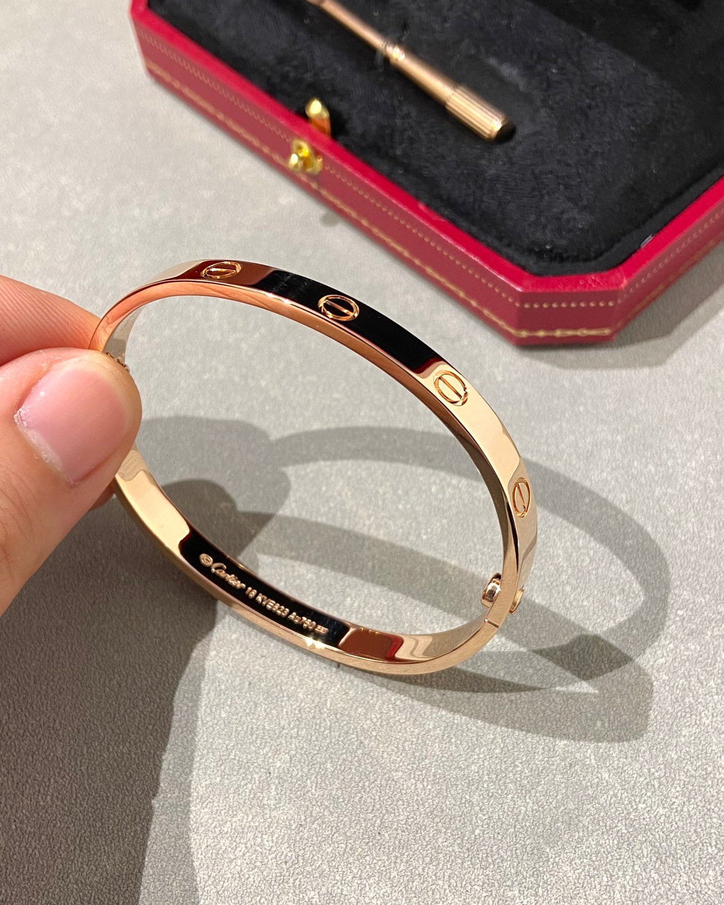 Cartier Rose Gold Screw Bracelet: Eternal Love Symbolized