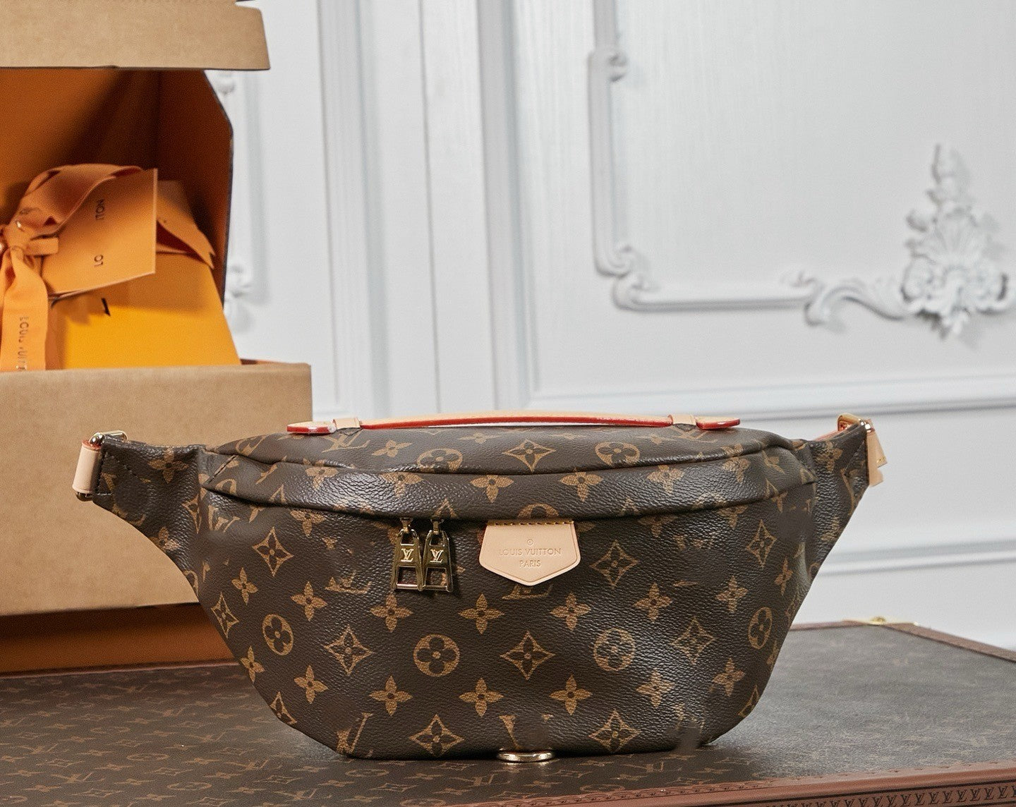 Premium Monogram Canvas Bumbag