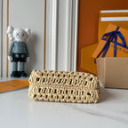 Hills Pochette — Hand-Woven Raffia Clutch Bag
