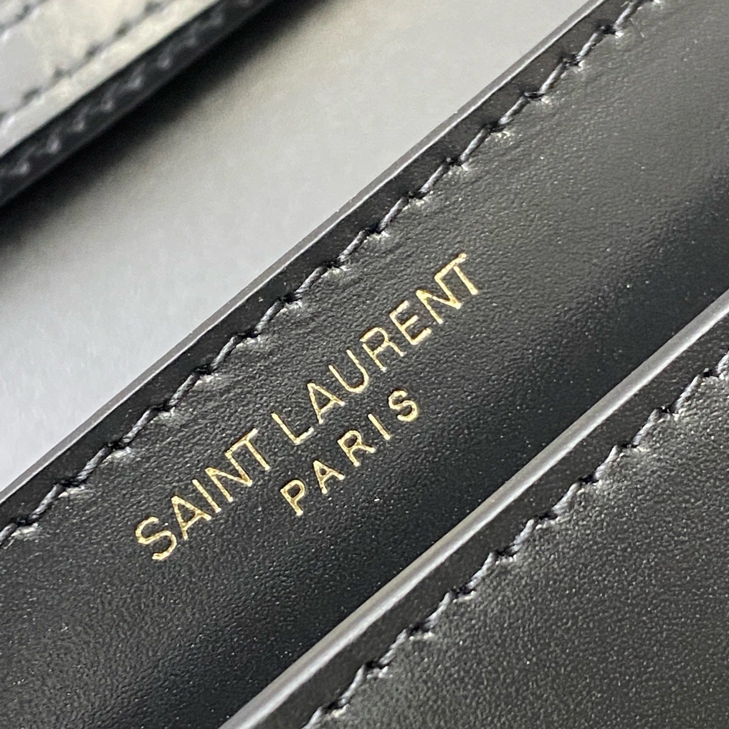 Premium Black Leather Sunset Box Clutch