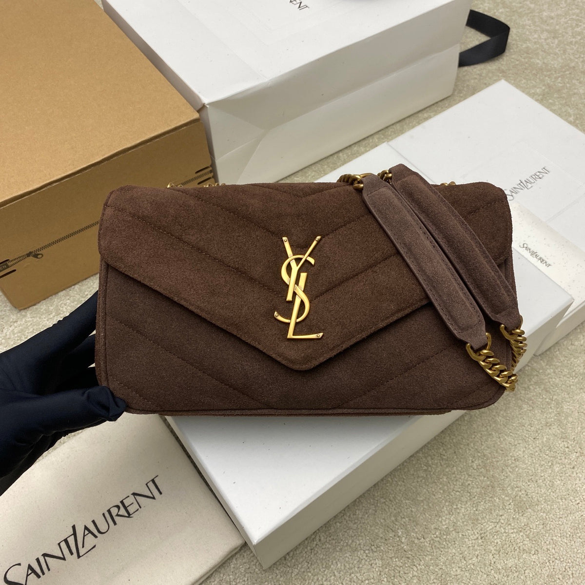 LouLou Suede Bag |Premium Quality|