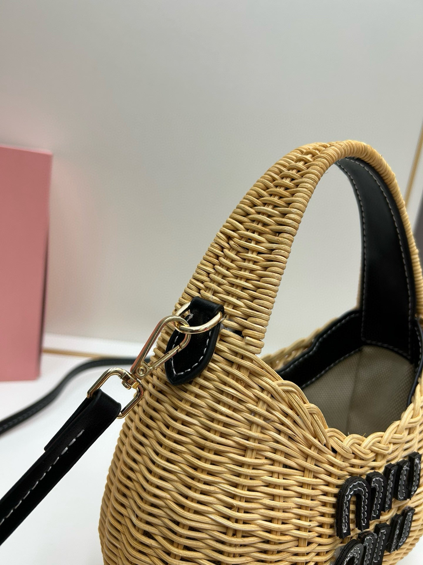 Miu*mi♡ Basket Straw Bag