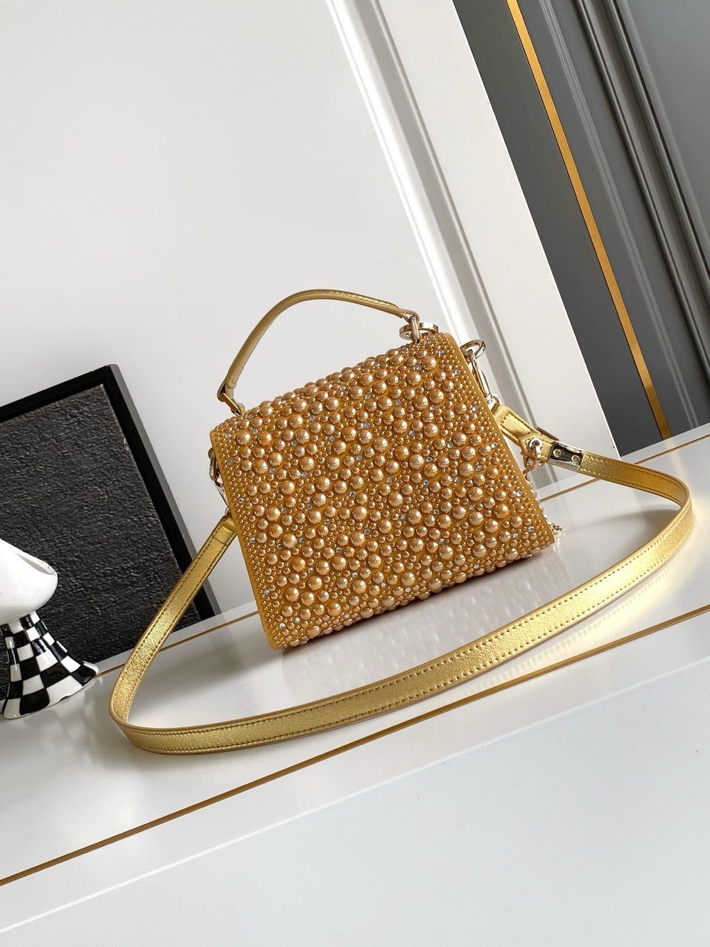 V-SLING Mini Crystal Bag | 9956 MTX