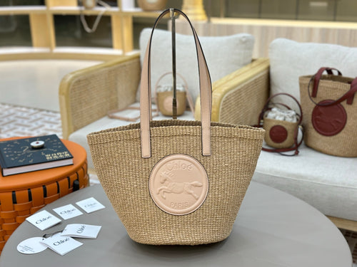 Woven Straw Bucket Bag  (Premium Quality)