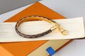 Coffee Floral Leather Bracelet