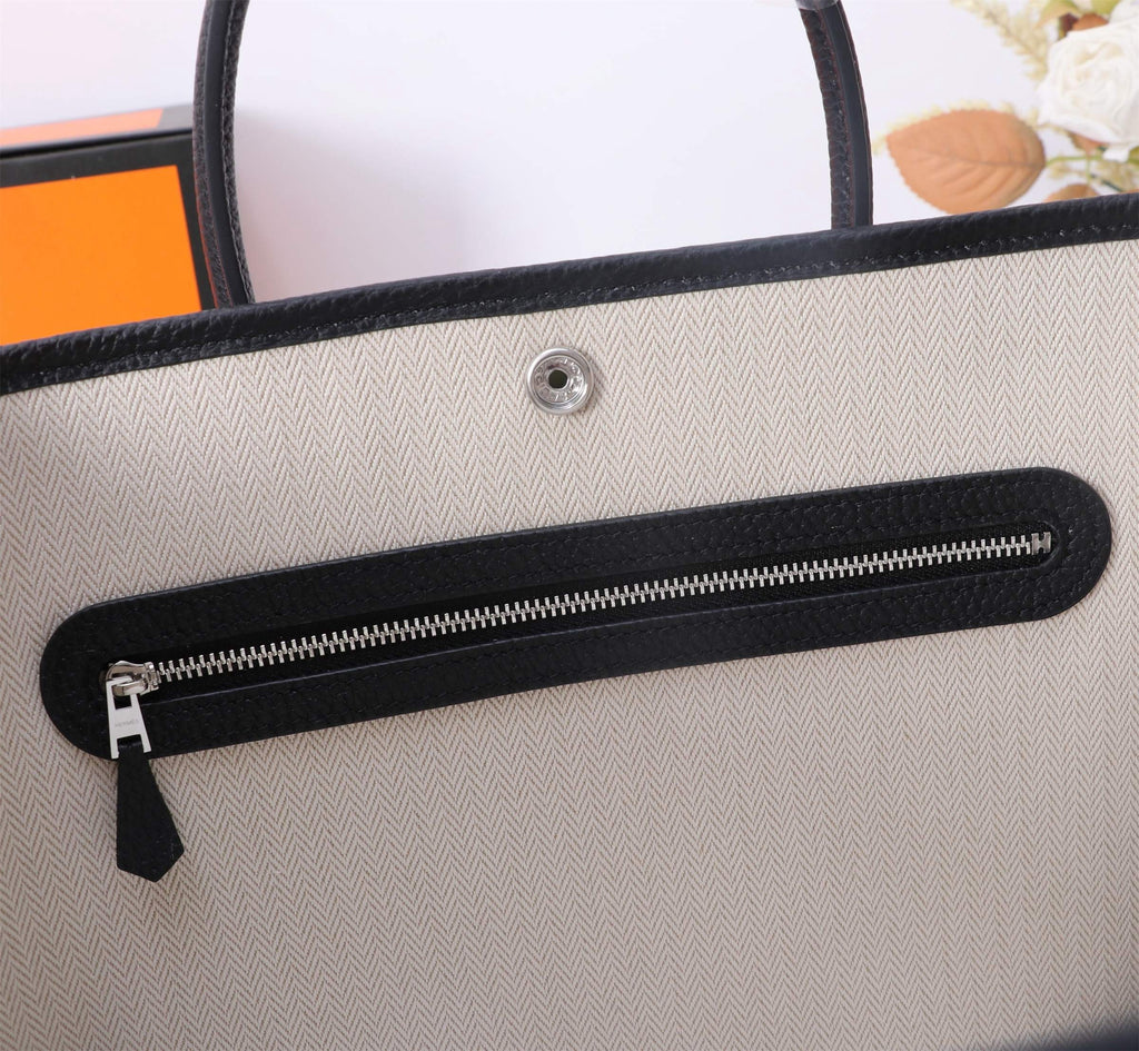 Garden Party Tote — Genuine Cowhide Leather (Premium quality)