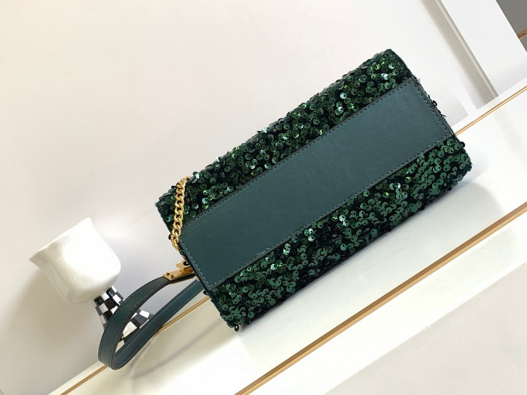 V-SLING 3D Embroidered Sequin Bag | 9866 MTX