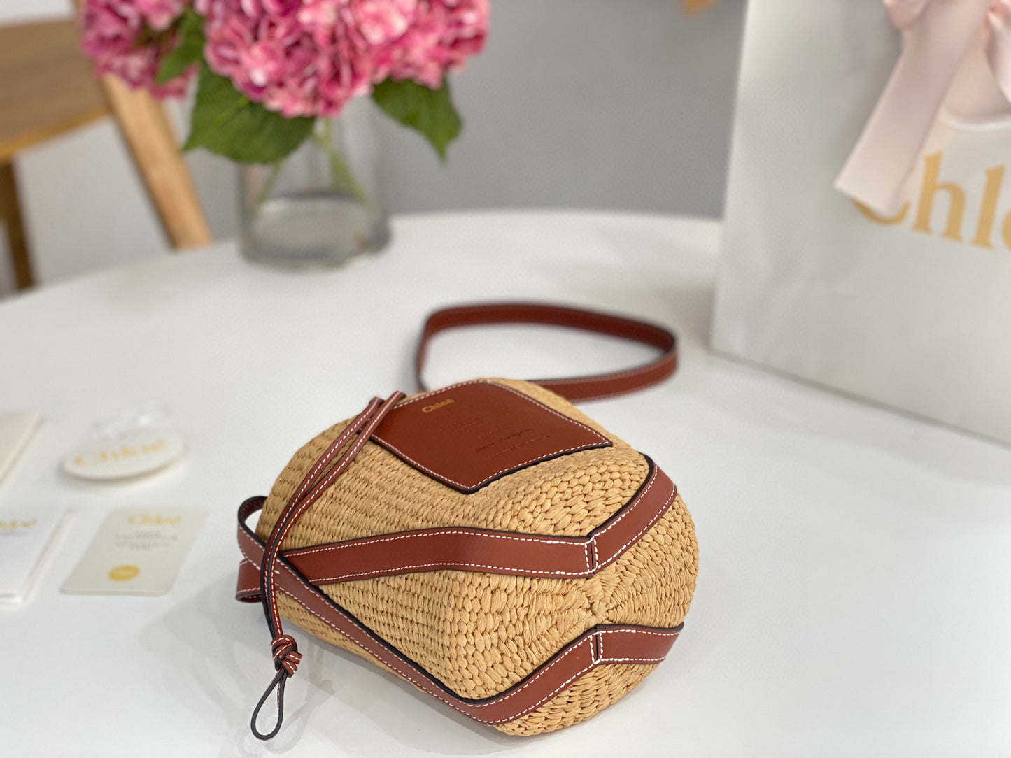 Chl*oe Small Woody Basket - Natural Fibers