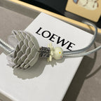 Beaded Leather Goldfish Charm 🐟