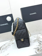Caviar Leather Hobo Bag | 25C | Large | Premium quality|