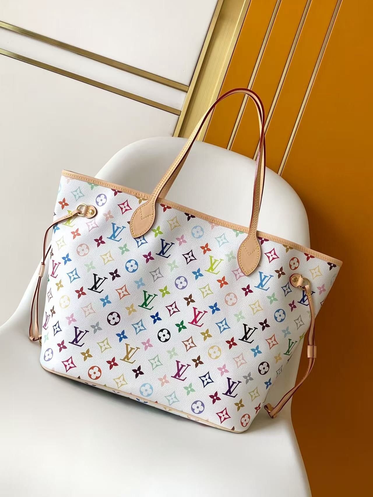 Monogram Canvas Tote Bag MM  (Premium Quality )