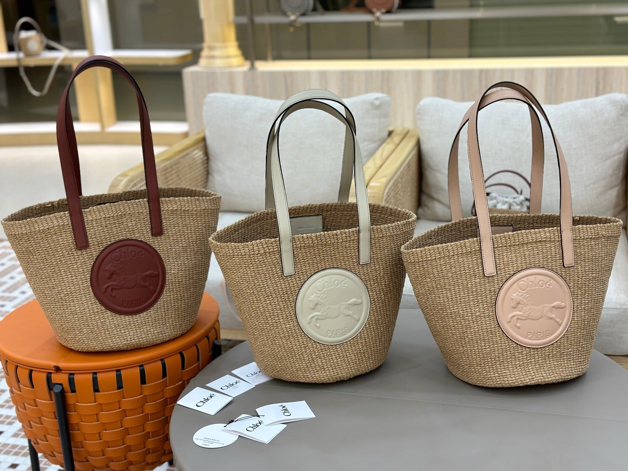 Woven Straw Bucket Bag  (Premium Quality)