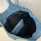 Quilted Oversized Tote Bag – Style 8019