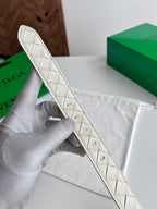 2.5 Women’s Handwoven Intreccio Leather Belt — New 2025