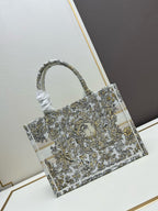 Art-Inspired Embroidered Tote Book