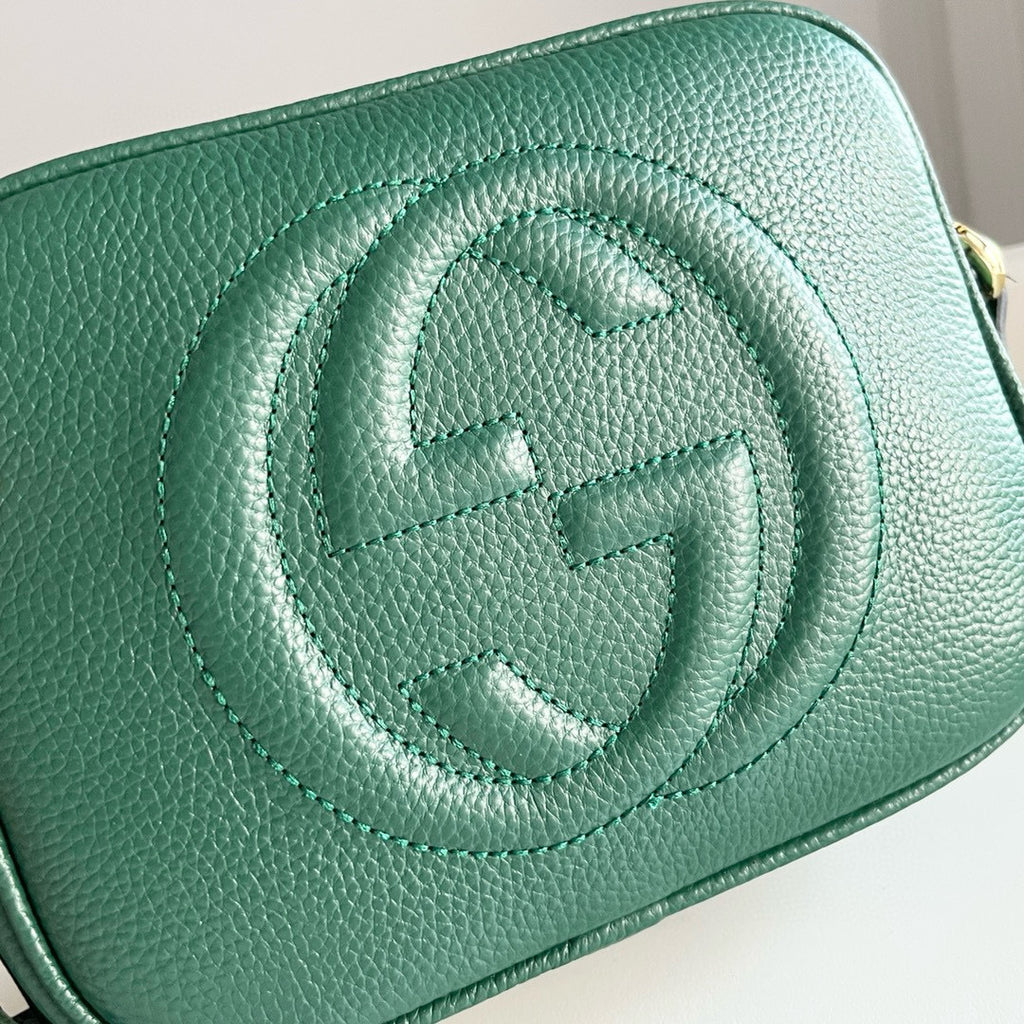 Classic Embossed Leather Camera Bag  (Genuine Cowhide)