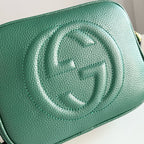 Classic Embossed Leather Camera Bag  (Genuine Cowhide)