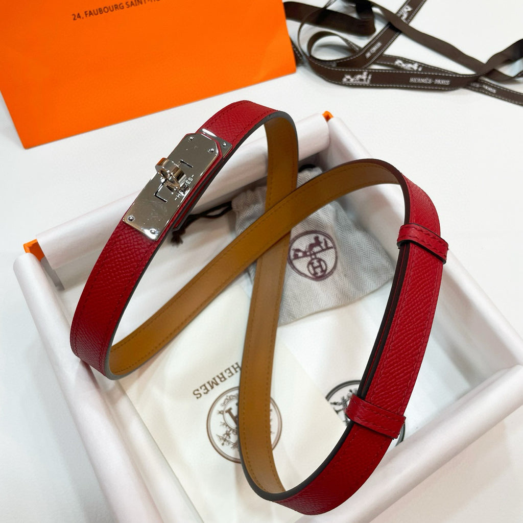 Slim Leather Waist Belt – Adjustable Fit