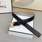 Logo Reversible Belt | 3cm | Calfskin Leather