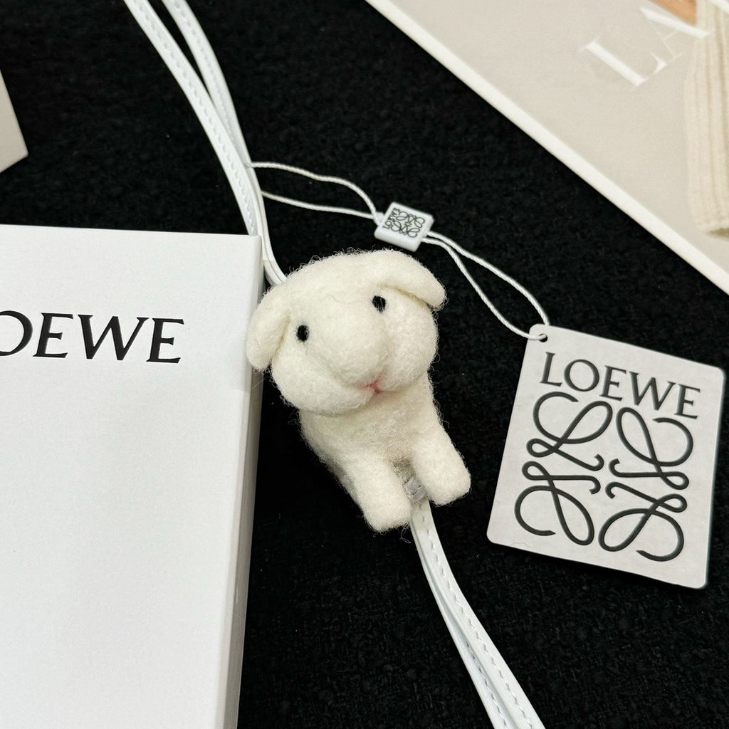 Felt & Leather Bunny Charm 🐰