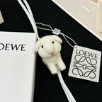 Felt & Leather Bunny Charm 🐰