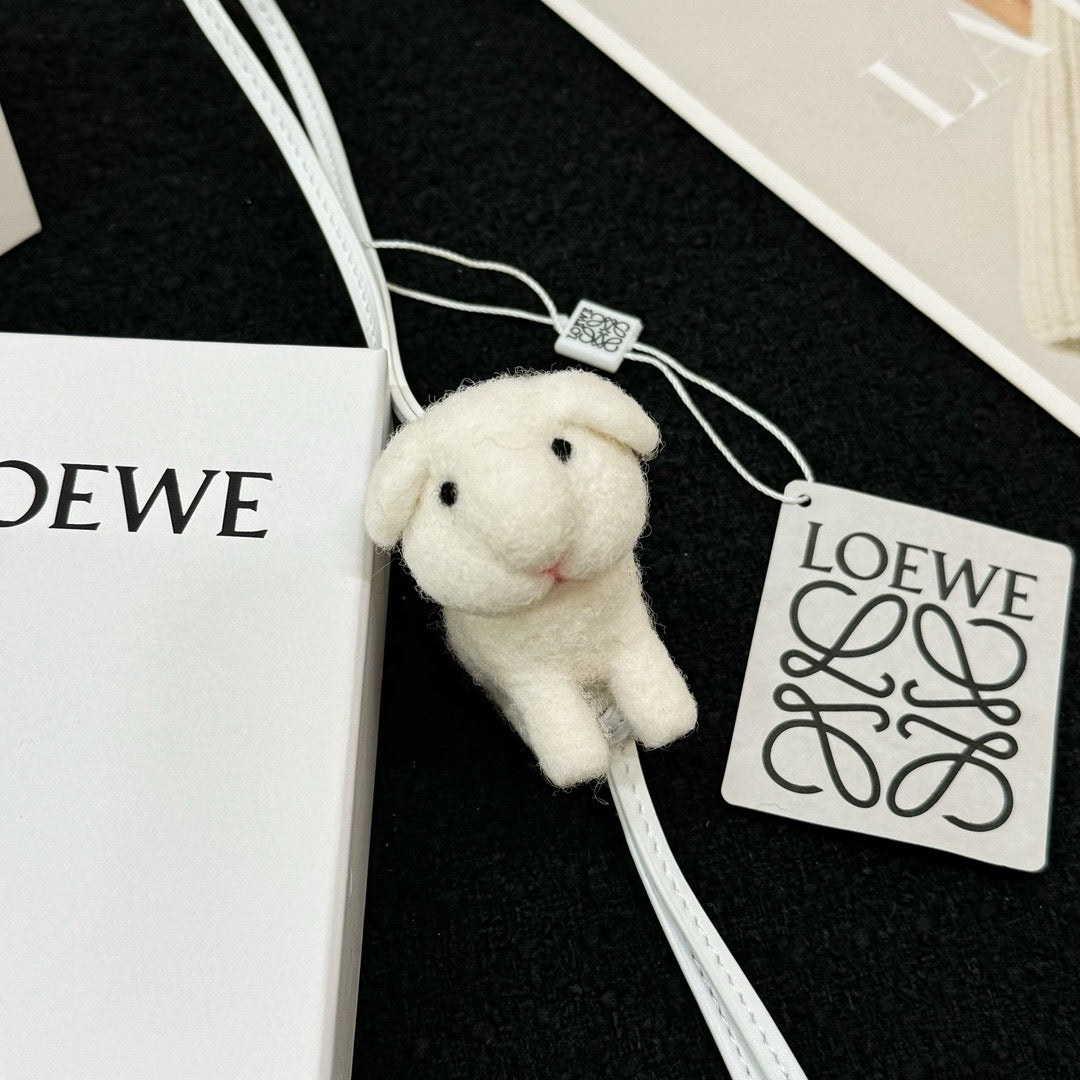 Felt & Leather Bunny Charm 🐰