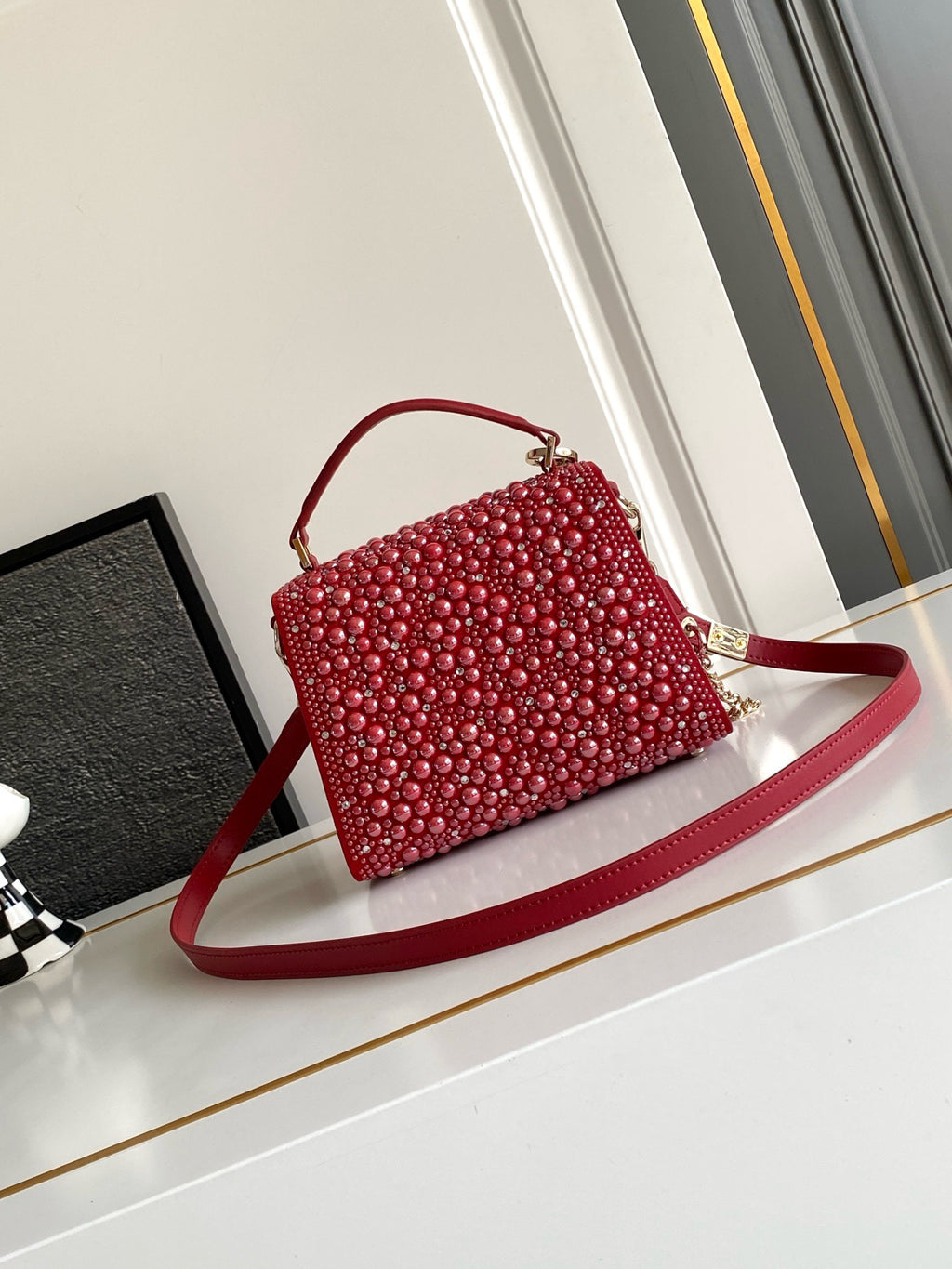 V-SLING Mini Crystal Bag | 9956 MTX