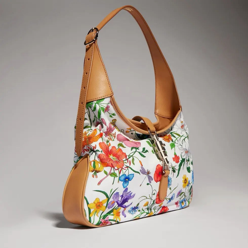 Jackie 1961 Flora Print Bag (Premium quality )